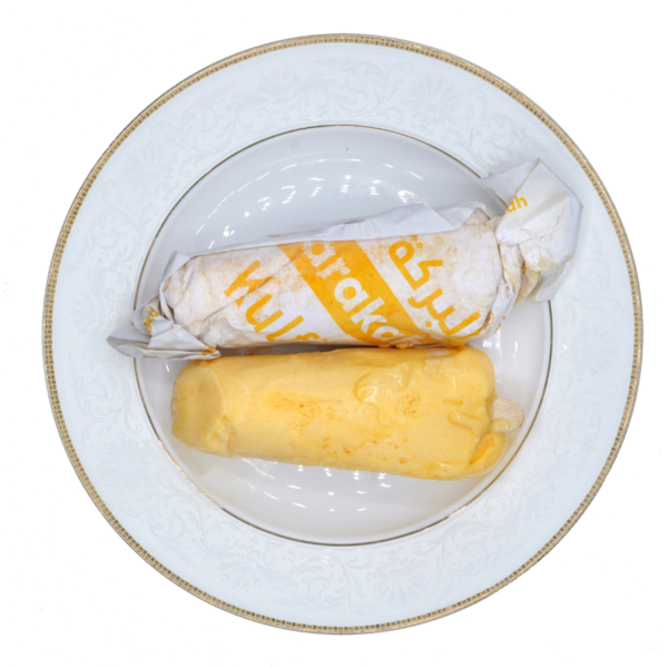 Traditional kulfi single piece rich creamy frozen dessert