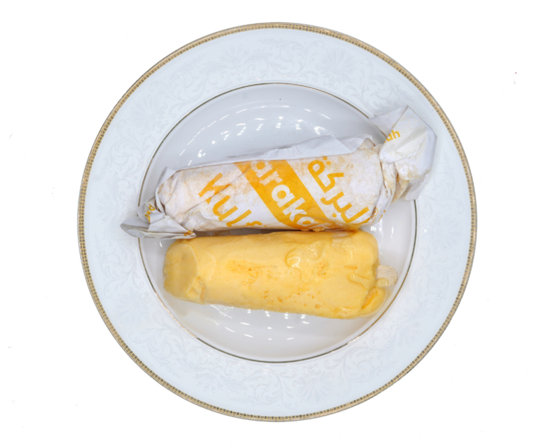 Traditional kulfi single piece rich creamy frozen dessert