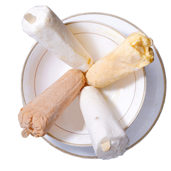 Traditional kulfi single piece rich creamy frozen dessert
