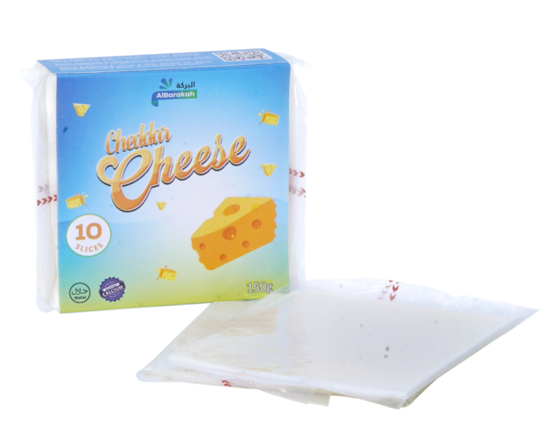 Cheddar cheese slices creamy dairy product for sandwiches and cooking