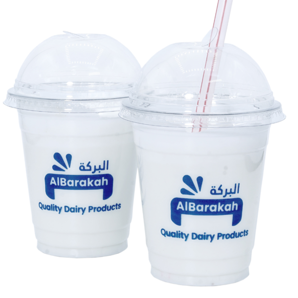 Fresh lassi glass creamy traditional yogurt drink