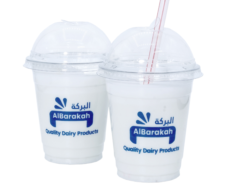 Fresh lassi glass creamy traditional yogurt drink