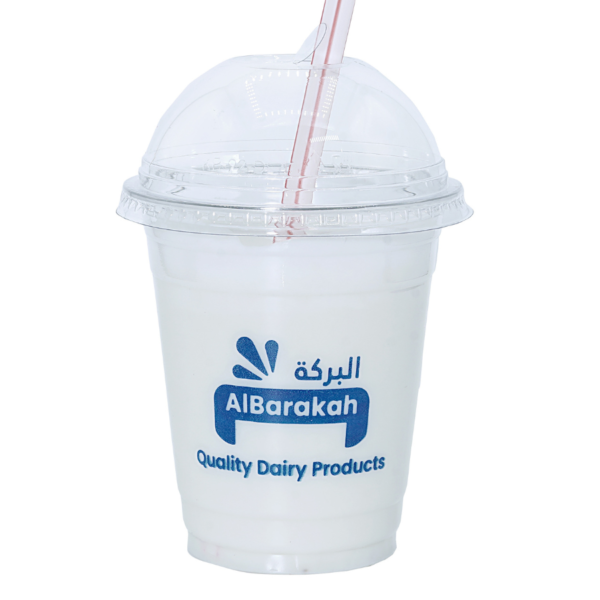 Fresh lassi glass creamy traditional yogurt drink