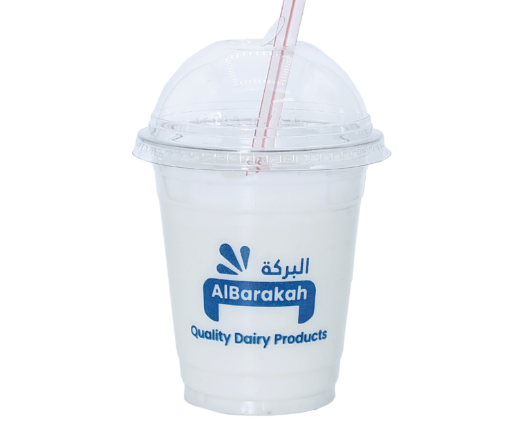 Fresh lassi glass creamy traditional yogurt drink