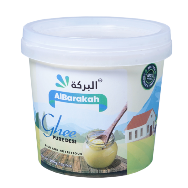 Pure desi ghee small jar traditional clarified butter