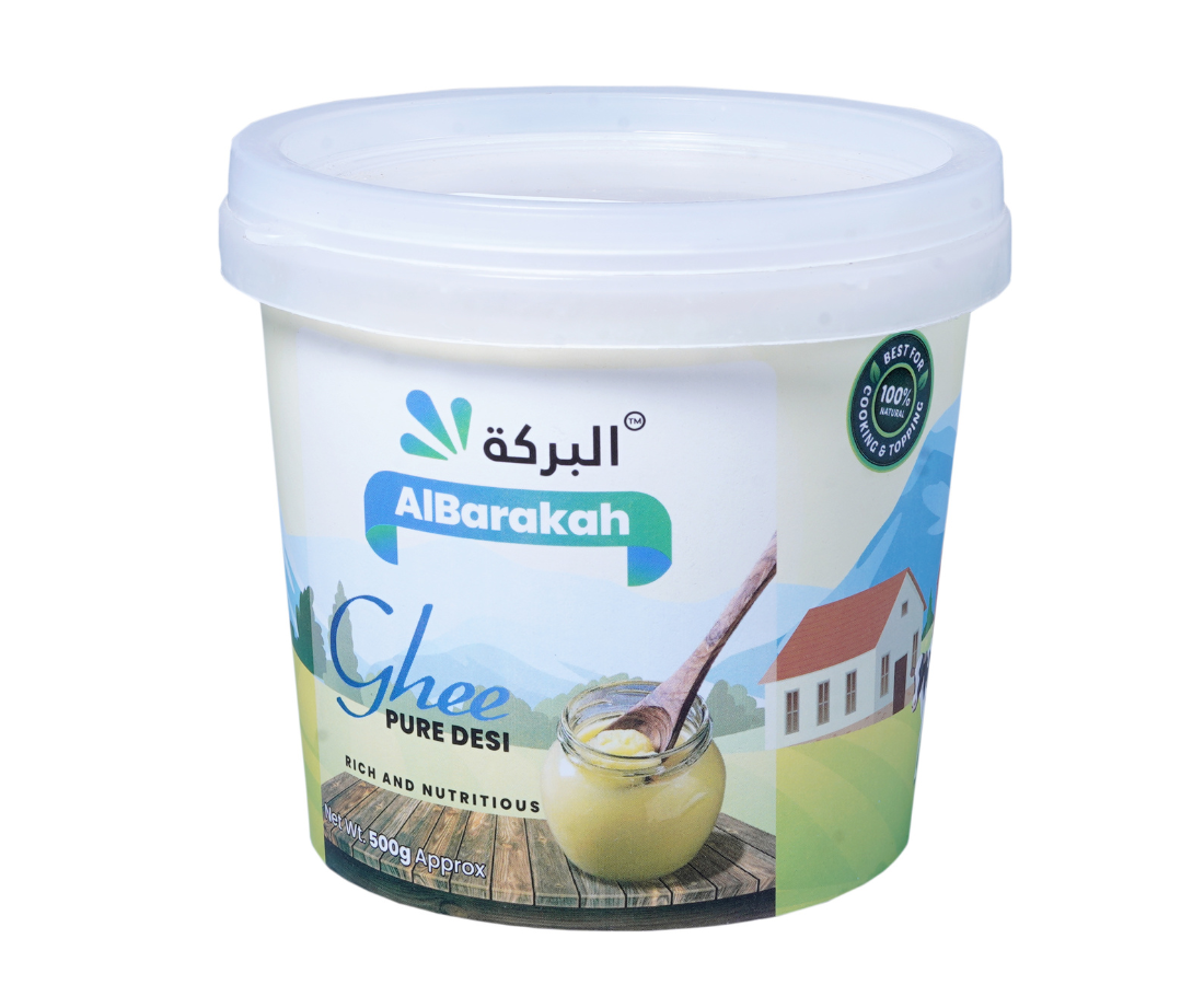 Pure desi ghee small jar traditional clarified butter