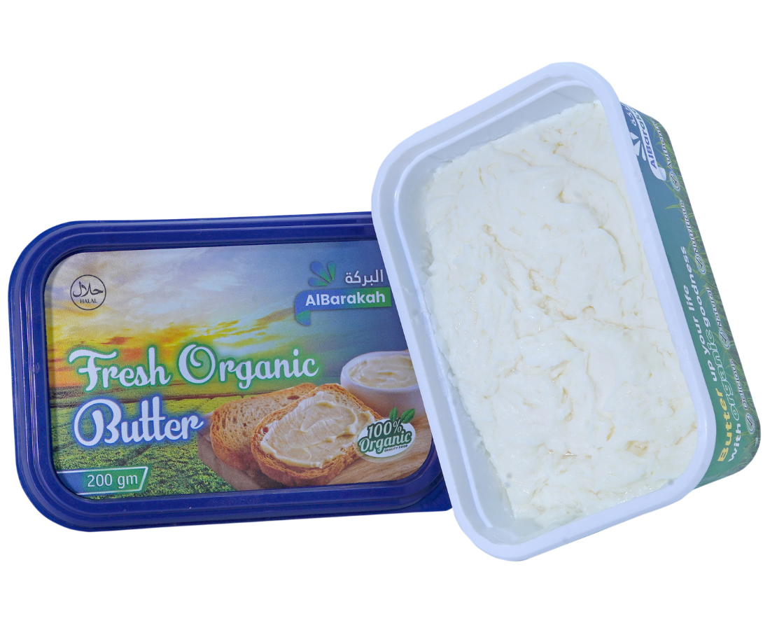 Fresh creamy butter dairy spread for cooking and baking