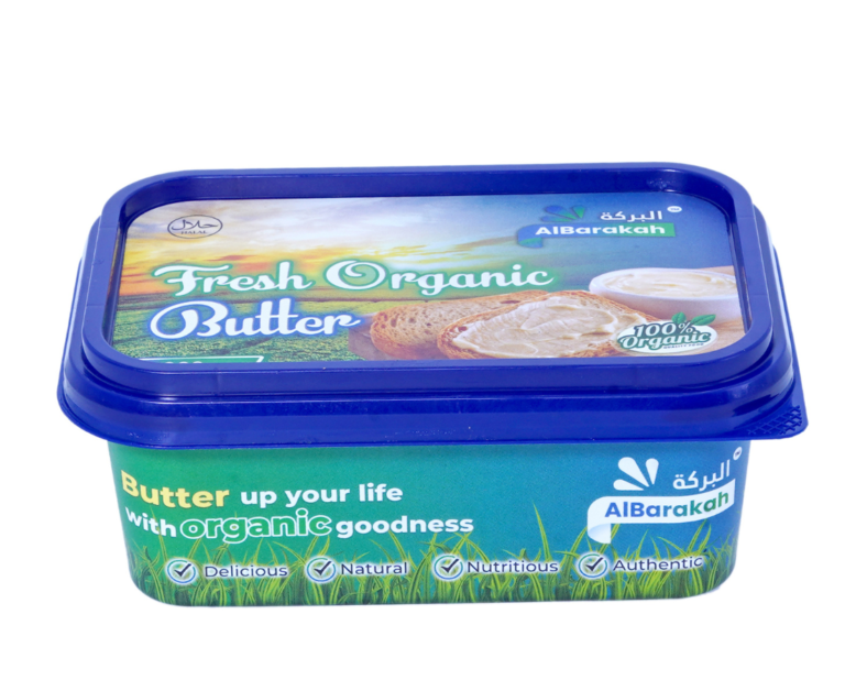 Fresh creamy butter dairy spread for cooking and baking